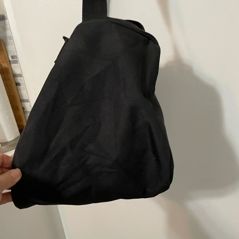 Authentic Dolce & Gabbana parfum Black Nylon Large  duffle Bag 19” x 9” x 11”